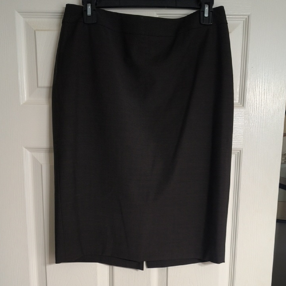 Ann Taylor Elegant Black Pencil Skirt